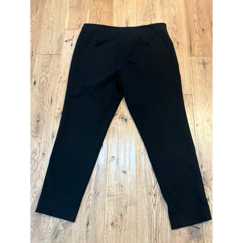 St. John Dark Brown Straight Leg Dress Trousers Womens Size 14 Professional